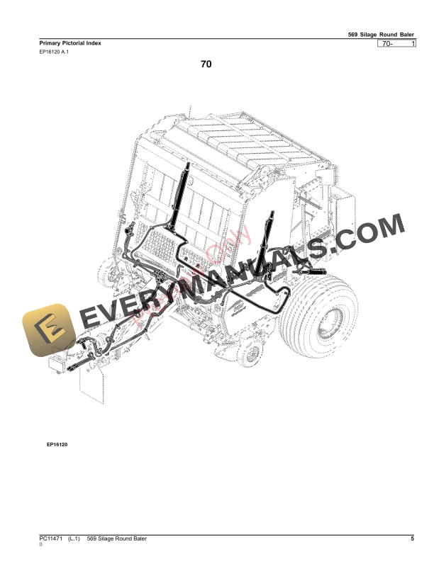 John Deere 569 Silage Round Baler Parts Catalog PC11471 24AUG23 5