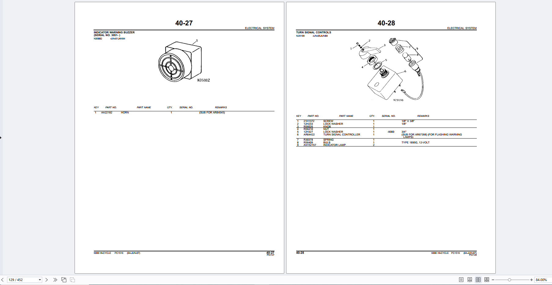 John Deere 6000 Hi-Cycle Sprayer Parts Catalog PC1516 14JUN11 PDF 5 John Deere 6000 Hi-Cycle Sprayer Parts Catalog PC1516 14JUN11 PDF - Image 3