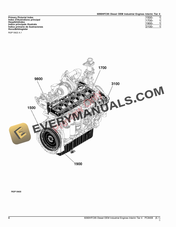 John Deere 6090HFC95 Diesel OEM Industrial Engines Interim Tier 4 Parts Catalog PC8408 24OCT23 5 John Deere 6090HFC95 Diesel OEM Industrial Engines Interim Tier 4 Parts Catalog PC8408 24OCT23-4