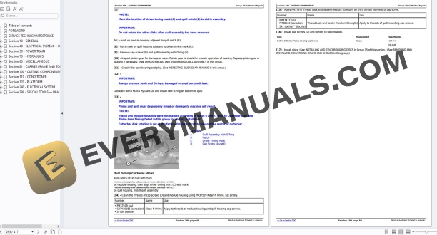 John Deere 625, 630, 635, 830 and 835 Mower Conditioners Repair Technical Manual TM101419 11JAN21 6 John Deere 625, 630, 635, 830 and 835 Mower Conditioners Repair Technical Manual TM101419 11JAN21 - Image 4