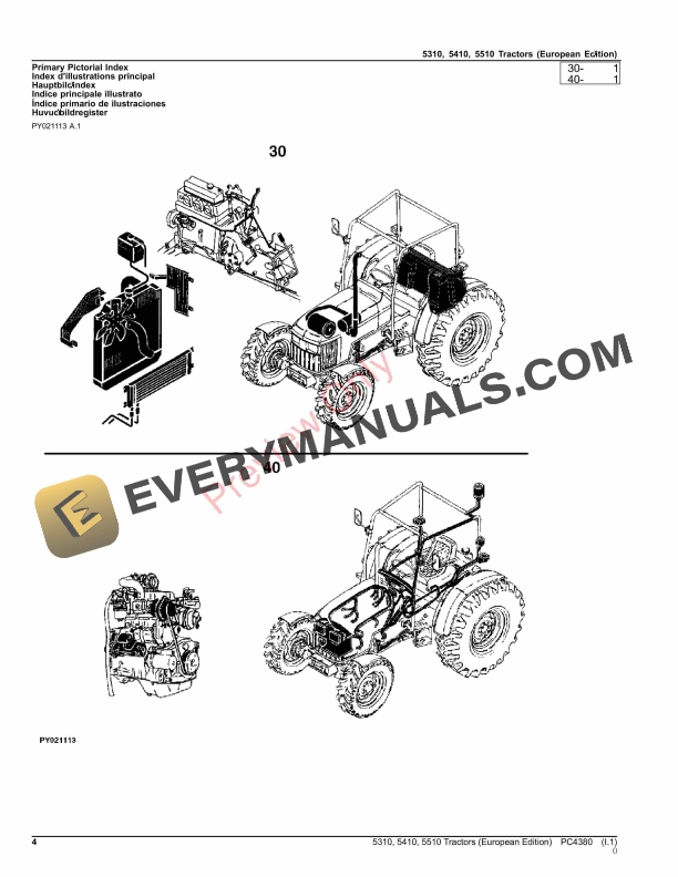 John Deere 625X Cutting Platform Parts Catalog PC4380 01AUG23-4