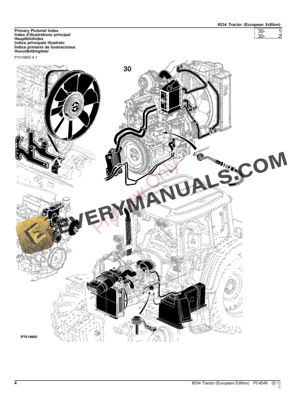 John Deere 6534 Tractor Parts Catalog PC4546 23JUL23 5 John Deere 6534 Tractor Parts Catalog PC4546 23JUL23-4
