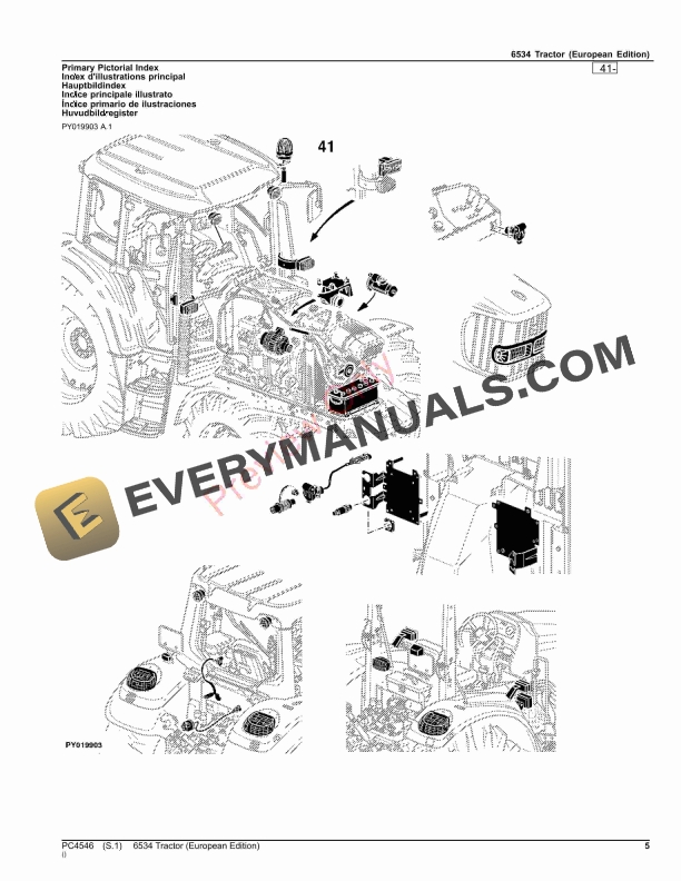 John Deere 6534 Tractor Parts Catalog PC4546 23JUL23 6 John Deere 6534 Tractor Parts Catalog PC4546 23JUL23-5