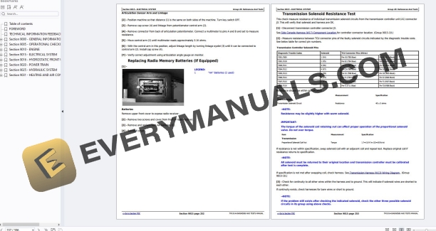 John Deere 670C 670CH 672CH 770C 770CH 772CH Series II Motor Grader Operation and Test Technical Manual TM1914 PDF 5 John Deere 670C 670CH 672CH 770C 770CH 772CH Series II Motor Grader Operation and Test Technical Manual TM1914 PDF - Image 3
