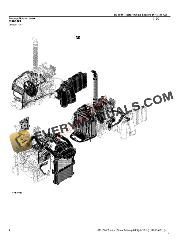 John Deere 6E-1004 Tractor (NR4) (MY22- ) Parts Catalog PC13947 05NOV23-4