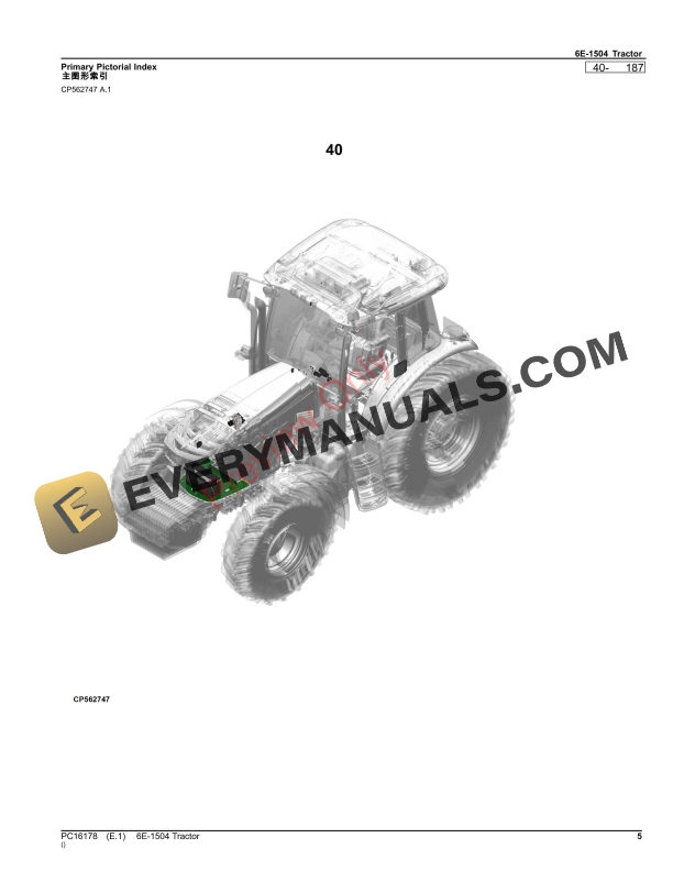 John Deere 6E-1504 Tractor Parts Catalog PC16178 19NOV23 6 John Deere 6E-1504 Tractor Parts Catalog PC16178 19NOV23-5