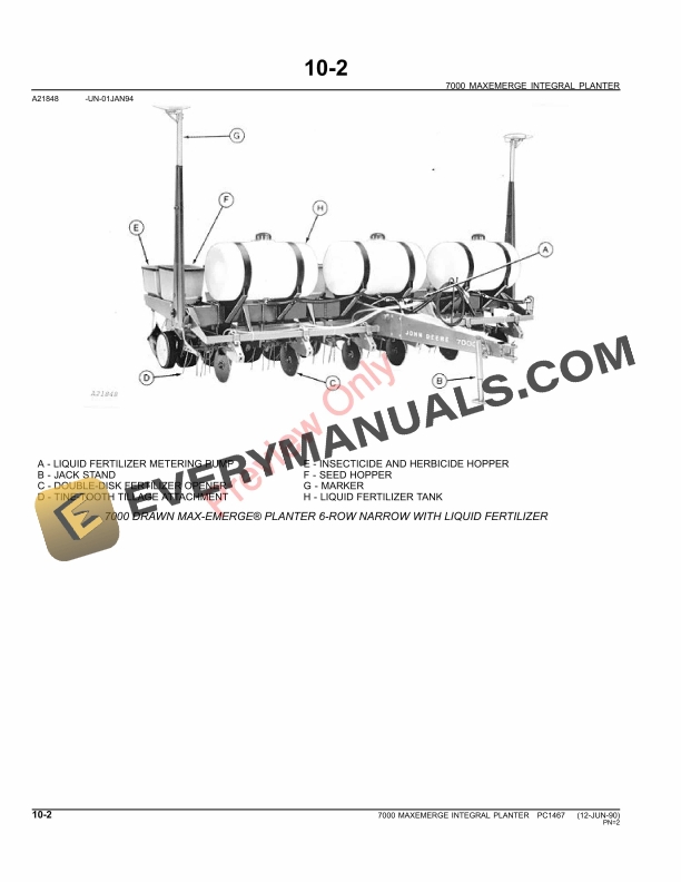 John Deere 7000 Drawn (Cotton and Corn) Planters Parts Catalog PC1467 28JUN11 5 John Deere 7000 Drawn (Cotton and Corn) Planters Parts Catalog PC1467 28JUN11-4