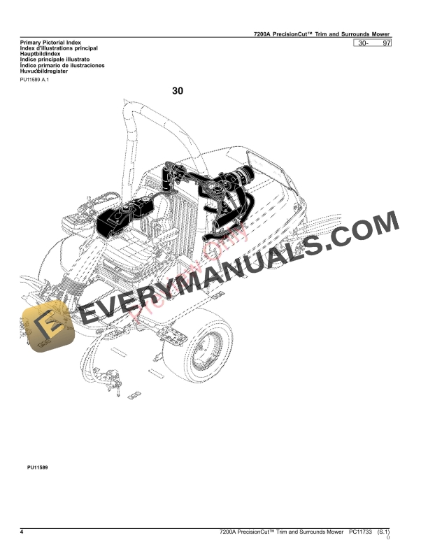 John Deere 7200A PrecisionCut Trim and Surrounds Mower Parts Catalog PC11733 09NOV23 5 John Deere 7200A PrecisionCut Trim and Surrounds Mower Parts Catalog PC11733 09NOV23 4