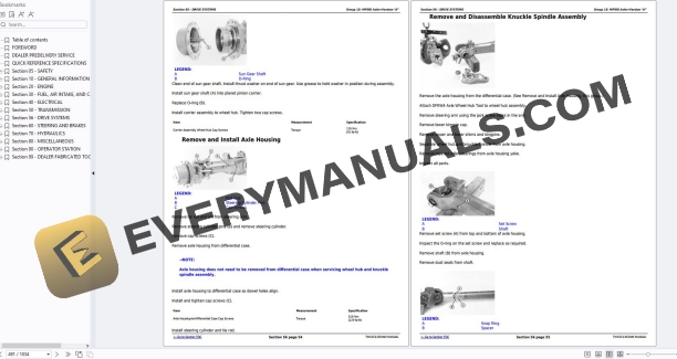 John Deere 7210 7410 7510 Tractors Repair Technical Manual TM1653 21SEP99 5 John Deere 7210 7410 7510 Tractors Repair Technical Manual TM1653 21SEP99 - Image 3