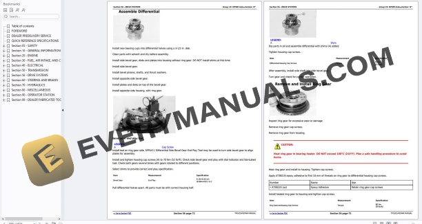 John Deere 7210 7410 7510 Tractors Repair Technical Manual TM1653 21SEP99 6 John Deere 7210 7410 7510 Tractors Repair Technical Manual TM1653 21SEP99 - Image 4