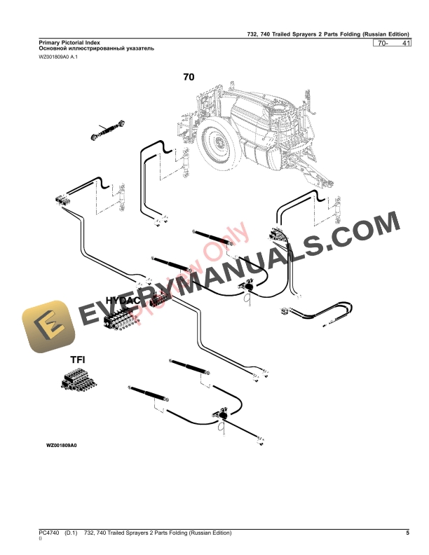 John Deere 732, 740 TRAILED SPRAYERS 2 PARTS FOLDING Parts Catalog PC4740 06AUG23 6 John Deere 732, 740 TRAILED SPRAYERS 2 PARTS FOLDING Parts Catalog PC4740 06AUG23-5