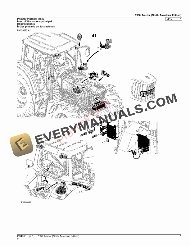 John Deere 7330 Tractor Parts Catalog PC4666 15OCT23 6 John Deere 7330 Tractor Parts Catalog PC4666 15OCT23-5