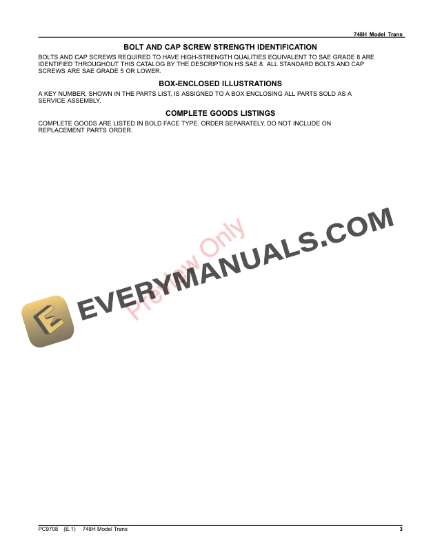 John Deere 748H MODELS- TRANS C and F Parts Catalog PC9708 26AUG23-3