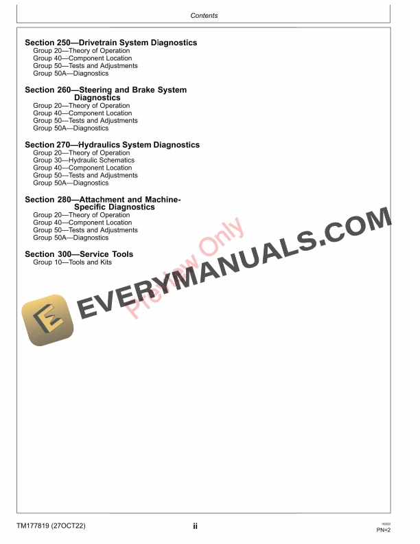 John Deere 7500A E-Cut Hybrid and 8000A E-Cut Hybrid Fairway Mowers Technical Manual TM177819 27OCT22 PDF 12 John Deere 7500A E Cut Hybrid and 8000A E Technical Manual TM177819 27OCT22 4