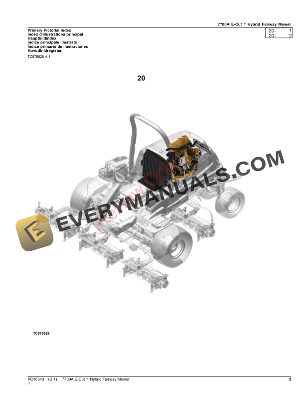 John Deere 7700A E-Cut Hybrid Fairway Mower Parts Catalog PC16543 06OCT23-3