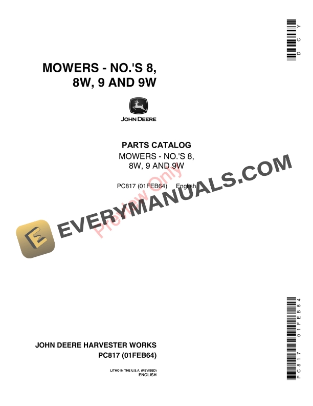 John Deere 8 and 8W (Caster-Wheel)