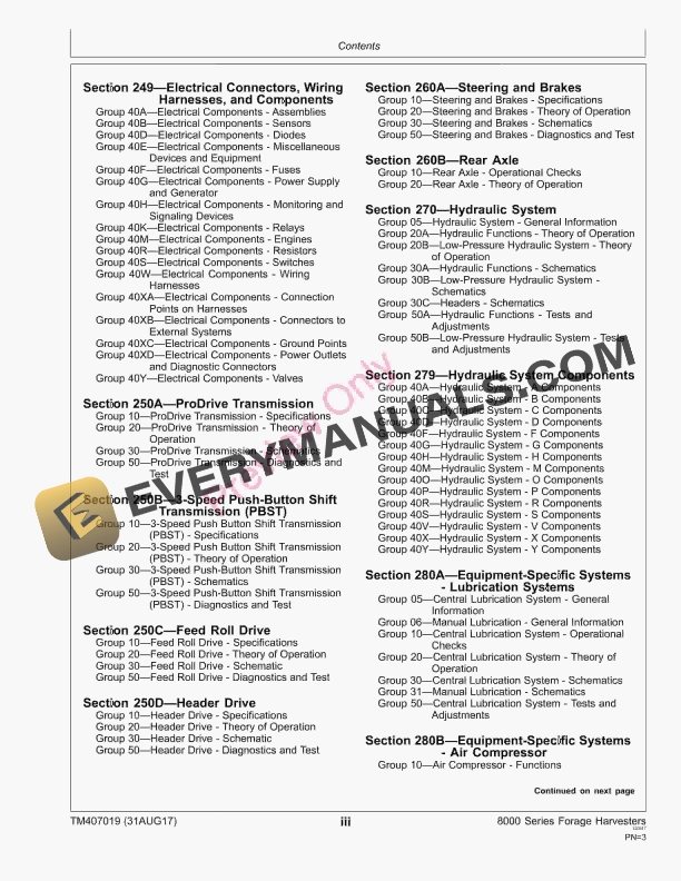 John Deere 8100 8200 8300 8400 8500 8600 8700 and 8800 Self Diagnostic Technical Manual TM407019 31AUG17 5