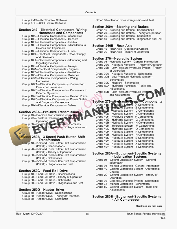 John Deere 8100 8200 8300 8400 8500 8600 and 9600 Self Technical Manual TM413219 12NOV20 5