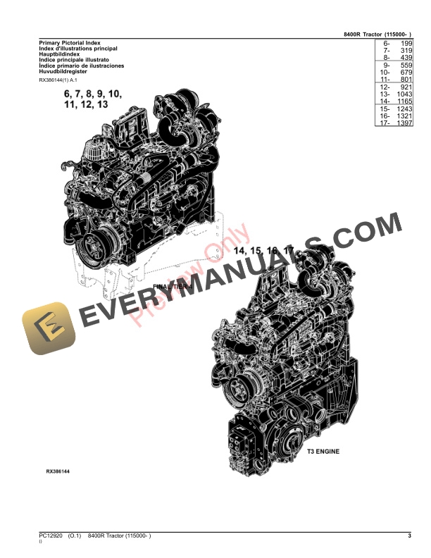 John Deere 8400R Tractor Parts Catalog PC12920 02NOV23 4 John Deere 8400R Tractor Parts Catalog PC12920 02NOV23-3