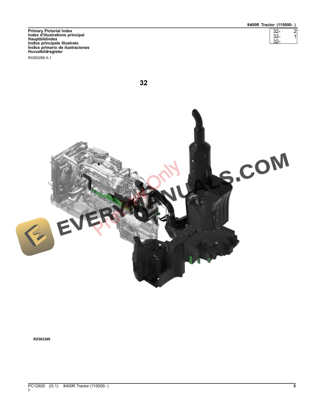 John Deere 8400R Tractor Parts Catalog PC12920 02NOV23 6 John Deere 8400R Tractor Parts Catalog PC12920 02NOV23-5