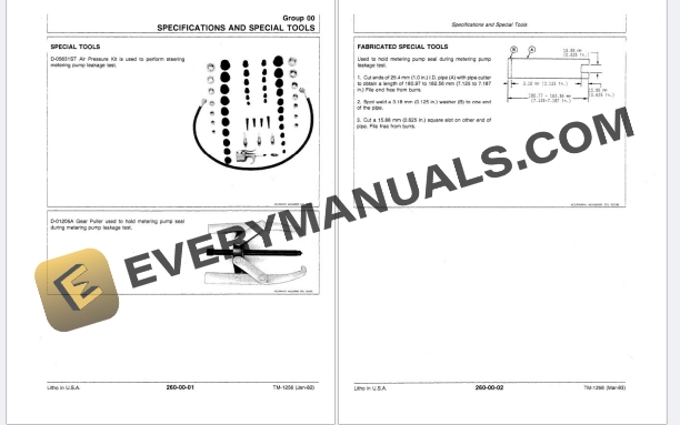 John Deere 8450, 8650 and 8850 Tractors Technical Manual TM1256 01APR85 6 John Deere 8450, 8650 and 8850 Tractors Technical Manual TM1256 01APR85 - Image 4