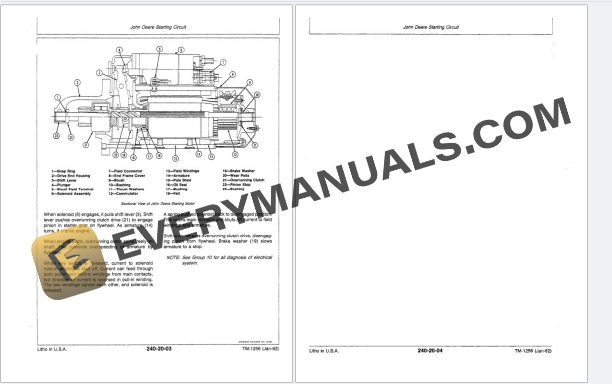 John Deere 8450, 8650 and 8850 Tractors Technical Manual TM1256 01APR85 5 John Deere 8450, 8650 and 8850 Tractors Technical Manual TM1256 01APR85 - Image 3