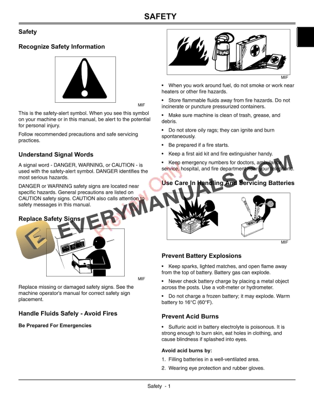 John Deere 850D XUV Gator Utility Vehicle Technical Manual TM1737 01MAR11 5