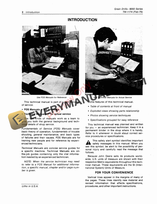John Deere 9000 Series Grain Drills Technical Manual TM1174 01FEB79 PDF 11 John Deere 9000 Series Grain Drills Technical Manual TM1174 01FEB79 4