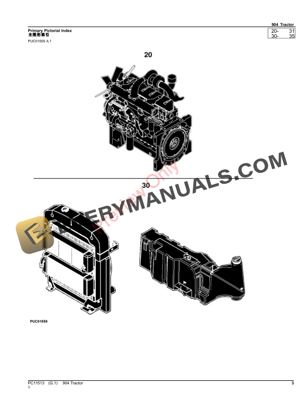 John Deere 904 Tractor Parts Catalog PC11513 01AUG23 4 John Deere 904 Tractor Parts Catalog PC11513 01AUG23 3