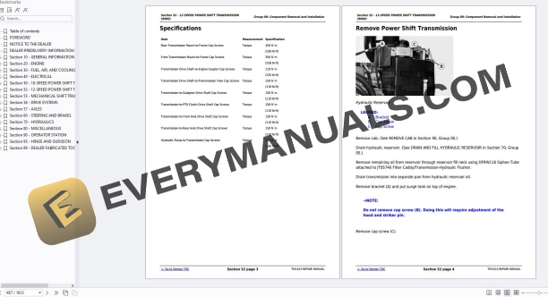 John Deere 9100, 9200, 9300, 9400, 9120, 9220, 9320, 9420, 9520, and 9620 Tractors Repair Technical Manual TM1623 16MAR21 6 John Deere 9100, 9200, 9300, 9400, 9120, 9220, 9320, 9420, 9520, and 9620 Tractors Repair Technical Manual TM1623 16MAR21 - Image 4