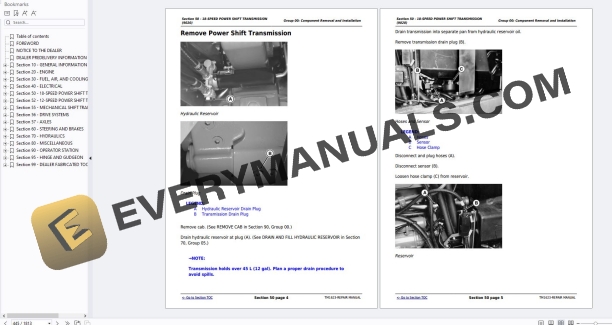 John Deere 9100, 9200, 9300, 9400, 9120, 9220, 9320, 9420, 9520, and 9620 Tractors Repair Technical Manual TM1623 16MAR21 4 John Deere 9100, 9200, 9300, 9400, 9120, 9220, 9320, 9420, 9520, and 9620 Tractors Repair Technical Manual TM1623 16MAR21 - Image 2