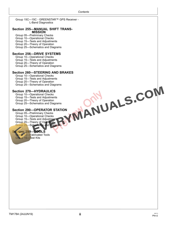 John Deere 9300T and 9400T Tractors Technical Manual TM1784 24JUN19 4