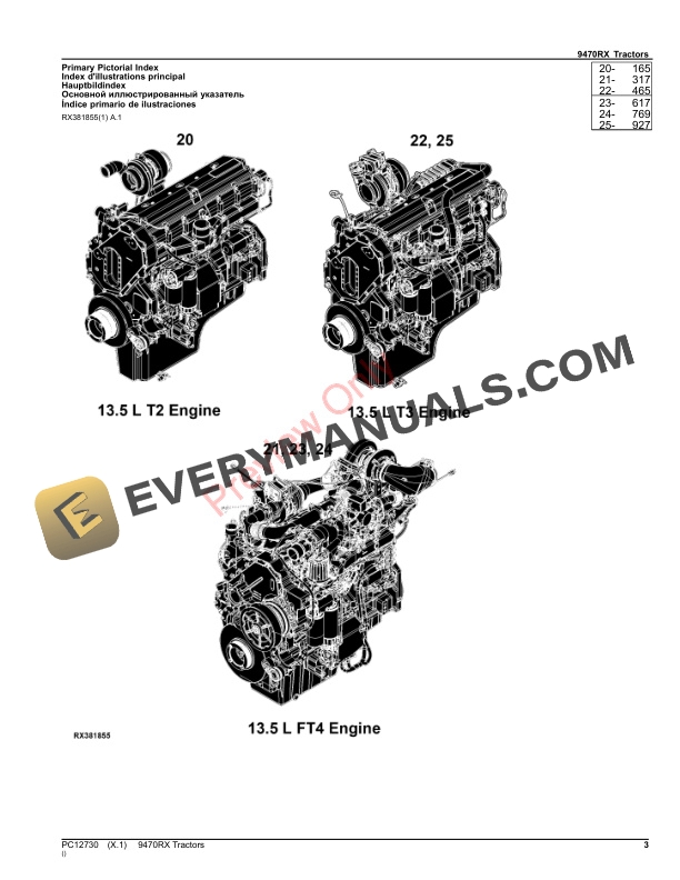 John Deere 9470RX Tractors Parts Catalog PC12730 09NOV23-3