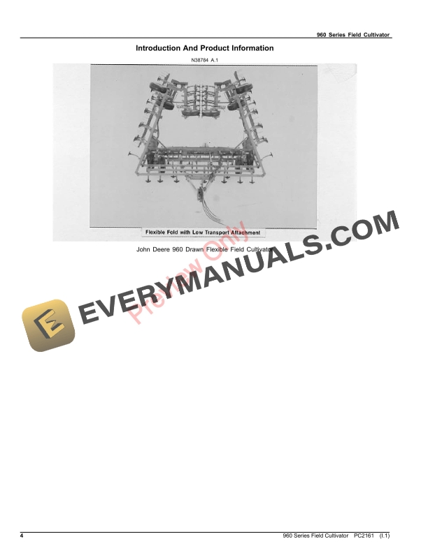 John Deere 960 Series Field Cultivator Parts Catalog PC2161 06AUG23-4