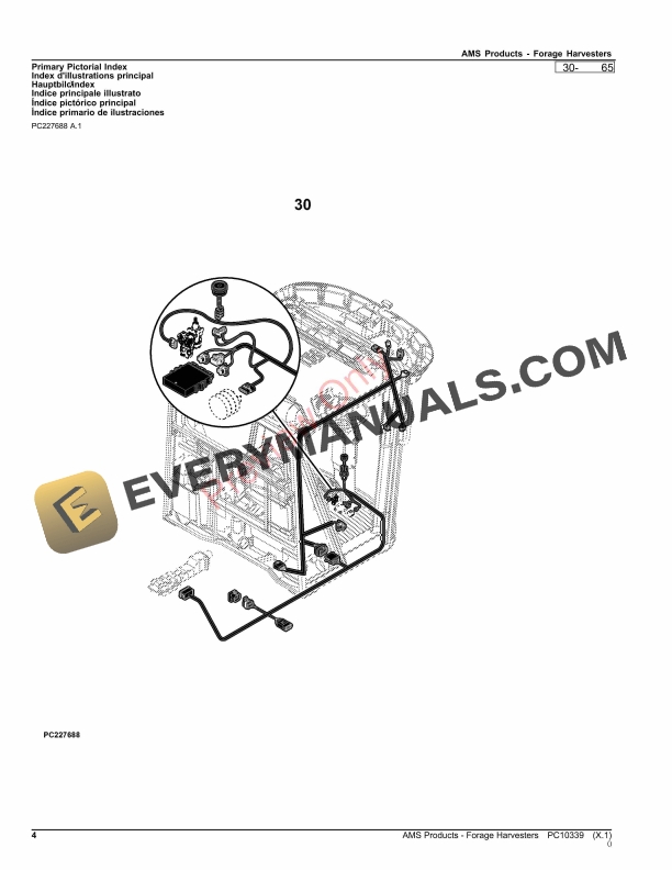 John Deere AMS Products Forage Harvesters Parts Catalog PC10339 22OCT23 4