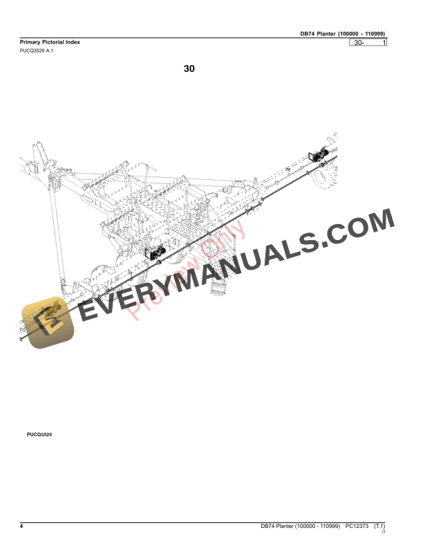 John Deere DB74 Planter Parts Catalog PC12373 16NOV23-4
