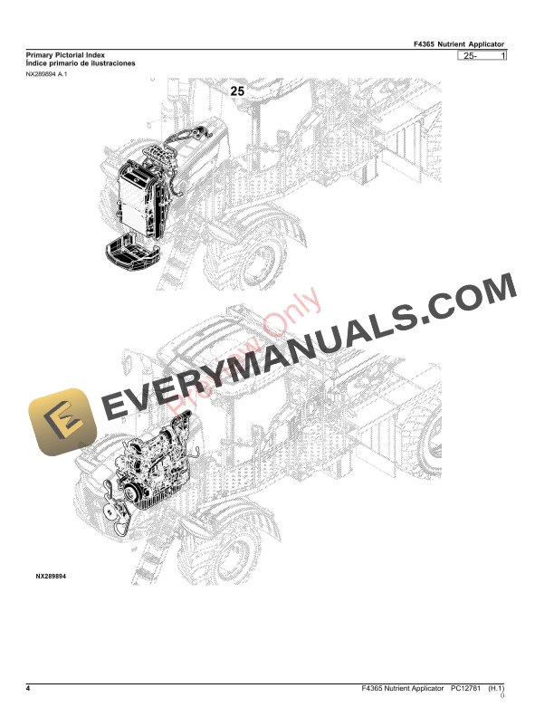 John Deere F4365 Nutrient Applicator Parts Catalog PC12781 23JUL23-4