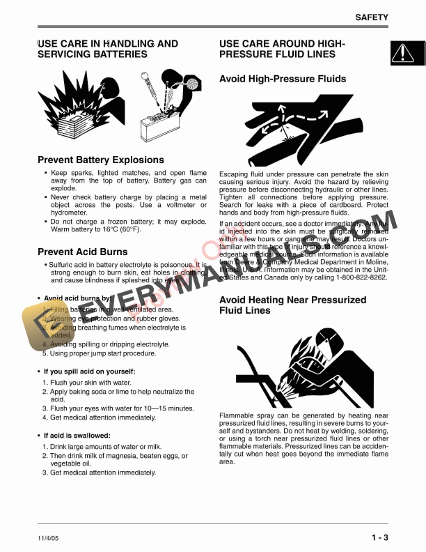 John Deere F620 F680 F687 Ztrak Front Mowers Technical Manual TM1678 01NOV05 5