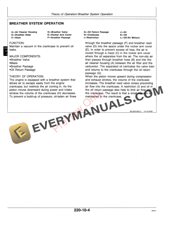 John Deere F710 and F725 Front Mower and includes OHV Technical Manual TM1493 01FEB95 2