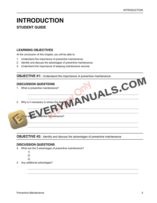 John Deere FOSFMO Preventive Maintenance Manual FMO16608W 19OCT15 5