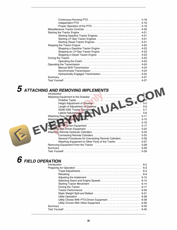 John Deere FOSFMO Tractors Textbook 5th Edition Fundamentals Of Machine Operation FMO10105NCX 12AUG14 5