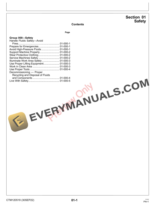 John Deere Hydraulic Cylinders Component Technical Manual CTM120519 30SEP22 5
