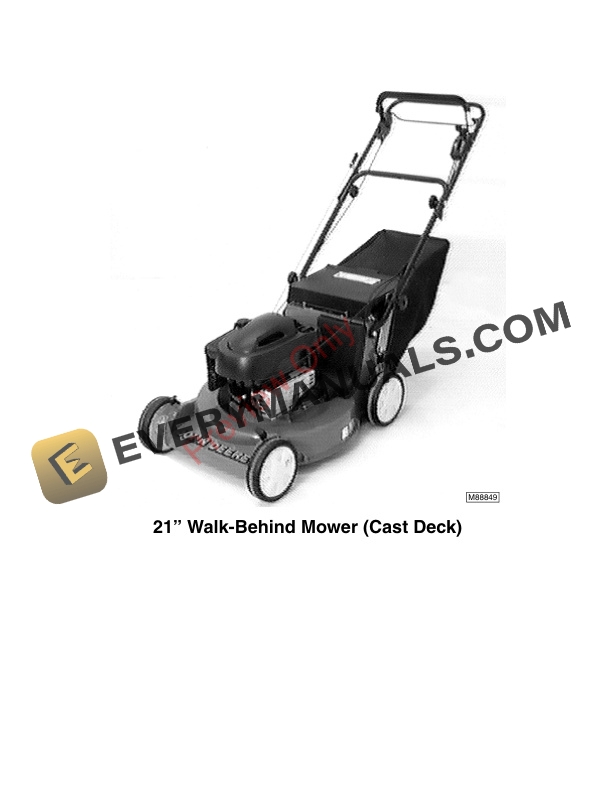 John Deere JA60 JA62 JA65 JE75 JX75 and JX85 Rotary Mowers Technical Manual TM1723 30MAR01 2