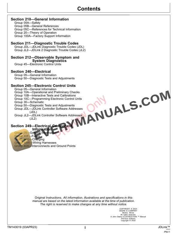 John Deere JDLink Modem 4G Technical Manual TM143019 03APR23 3