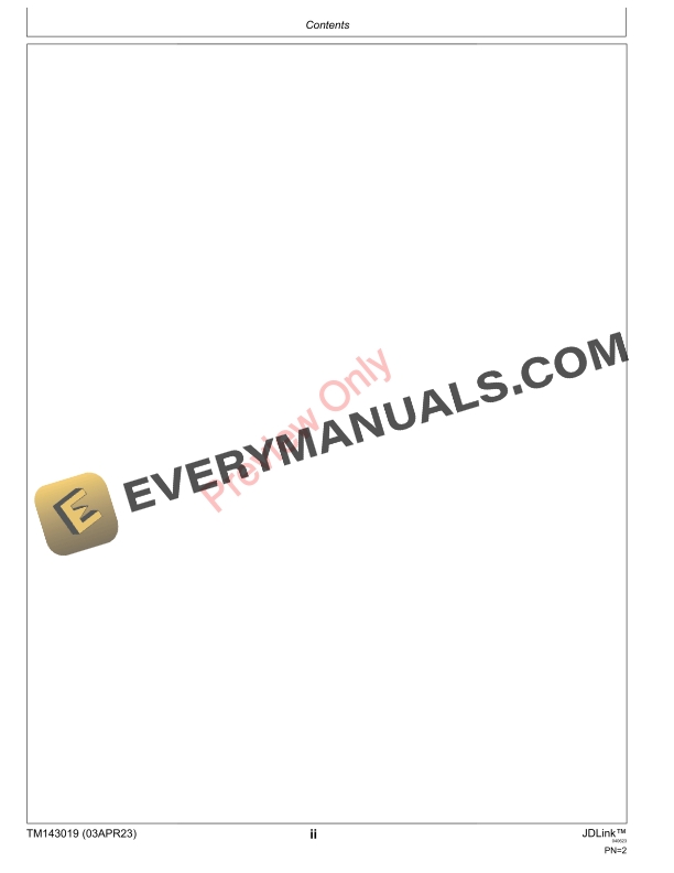 John Deere JDLink Modem 4G Technical Manual TM143019 03APR23 4