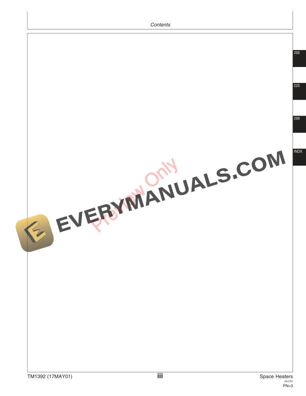 John Deere LP and Kerosene Space Heaters Technical Manual TM1392 17MAY01 5