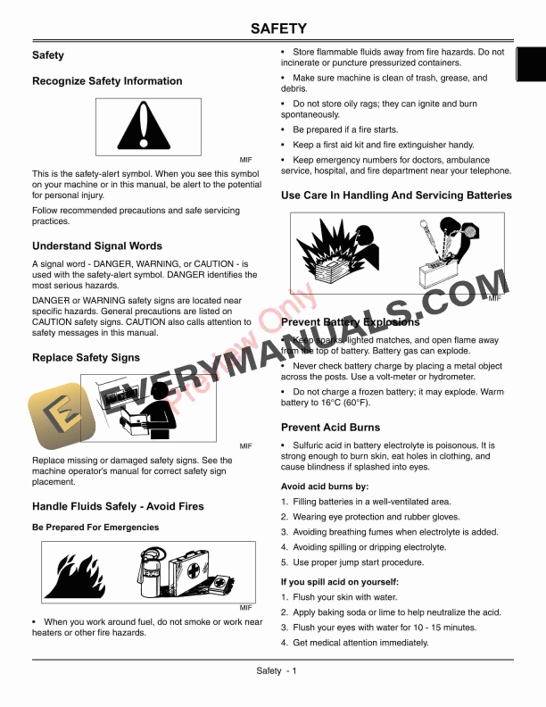 John Deere M-Gator A3 Utility All Terrain Vehicle Technical Manual TM115719 01SEP11 6 John Deere M Gator A3 Utility All Terrain Vehicle Technical Manual TM115719 01SEP11 5