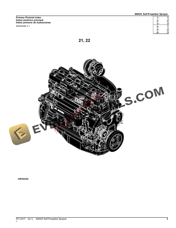 John Deere M4025 Self-Propelled Sprayer Parts Catalog PC13417 26NOV23-3