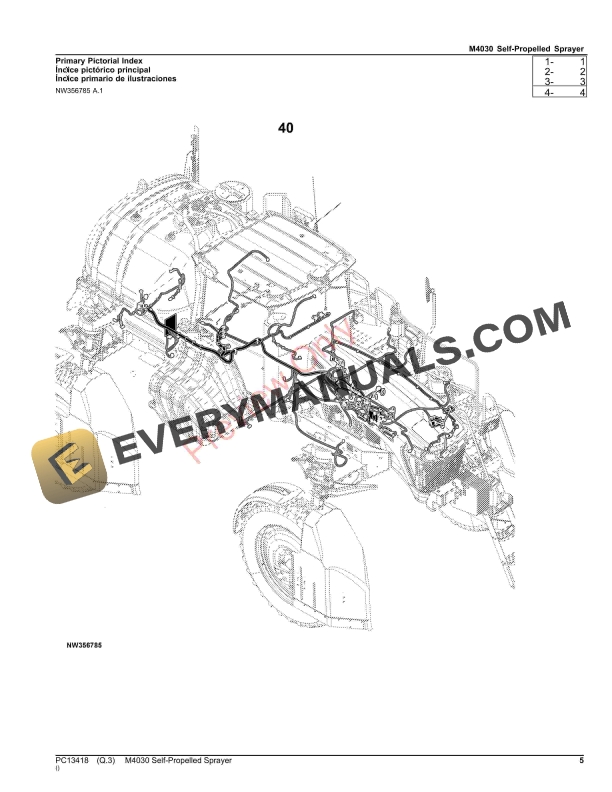 John Deere M4030 Self-Propelled Sprayer Parts Catalog PC13418 26NOV23-5