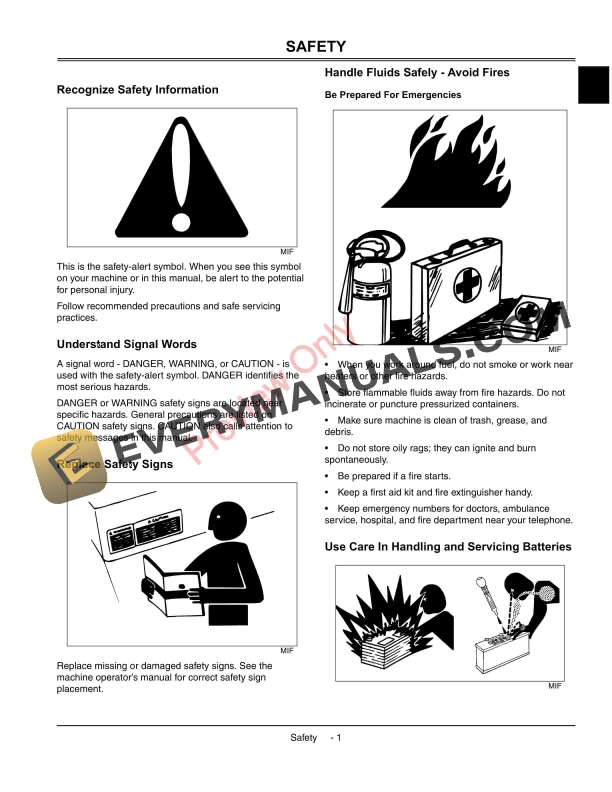 John Deere Military Gator Technical Manual TM1804 01NOV03 5